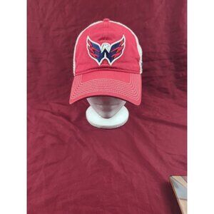 Washington Capitals Snapback Hat Fanatics Red White Adjustable NHL Hockey‎ Cap